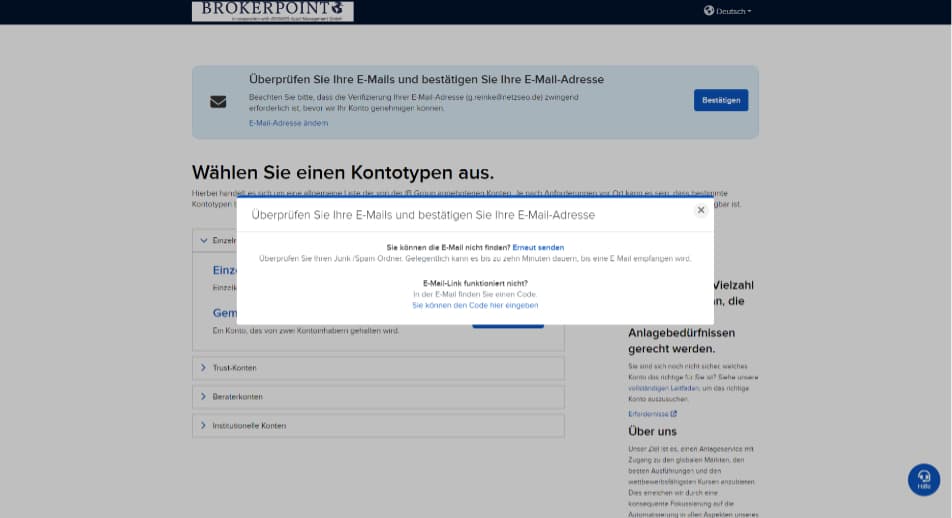 Einlagensicherung für Kundengelder bei Brokerpoint