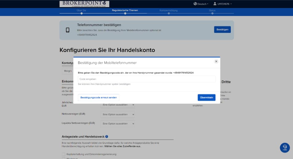 Einlagensicherung für Kundengelder bei Brokerpoint