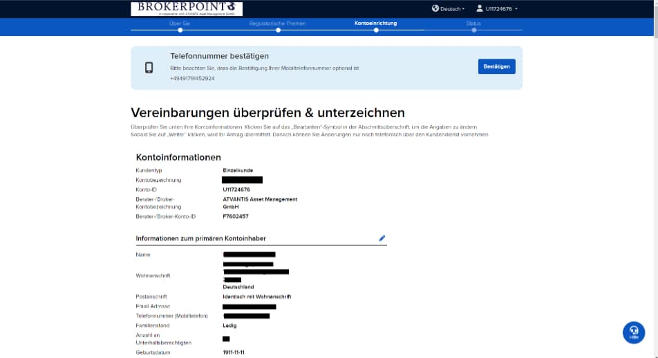 Einlagensicherung für Kundengelder bei Brokerpoint